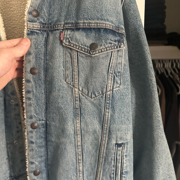 Levi's men's denim number jacket xxl 2xl - Picture 3 of 5